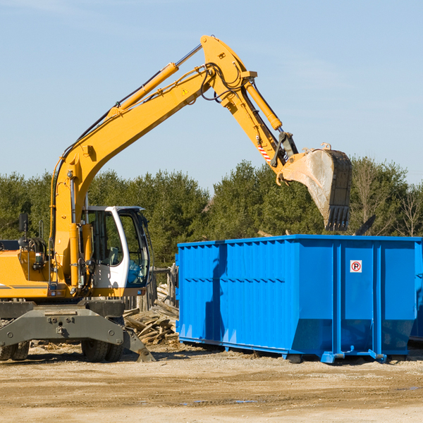 how many times can i have a residential dumpster rental emptied in Washington Park